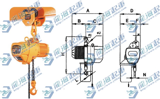 0.5T環(huán)鏈電動葫蘆