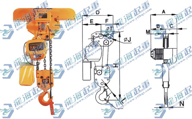 7.5T環(huán)鏈電動葫蘆